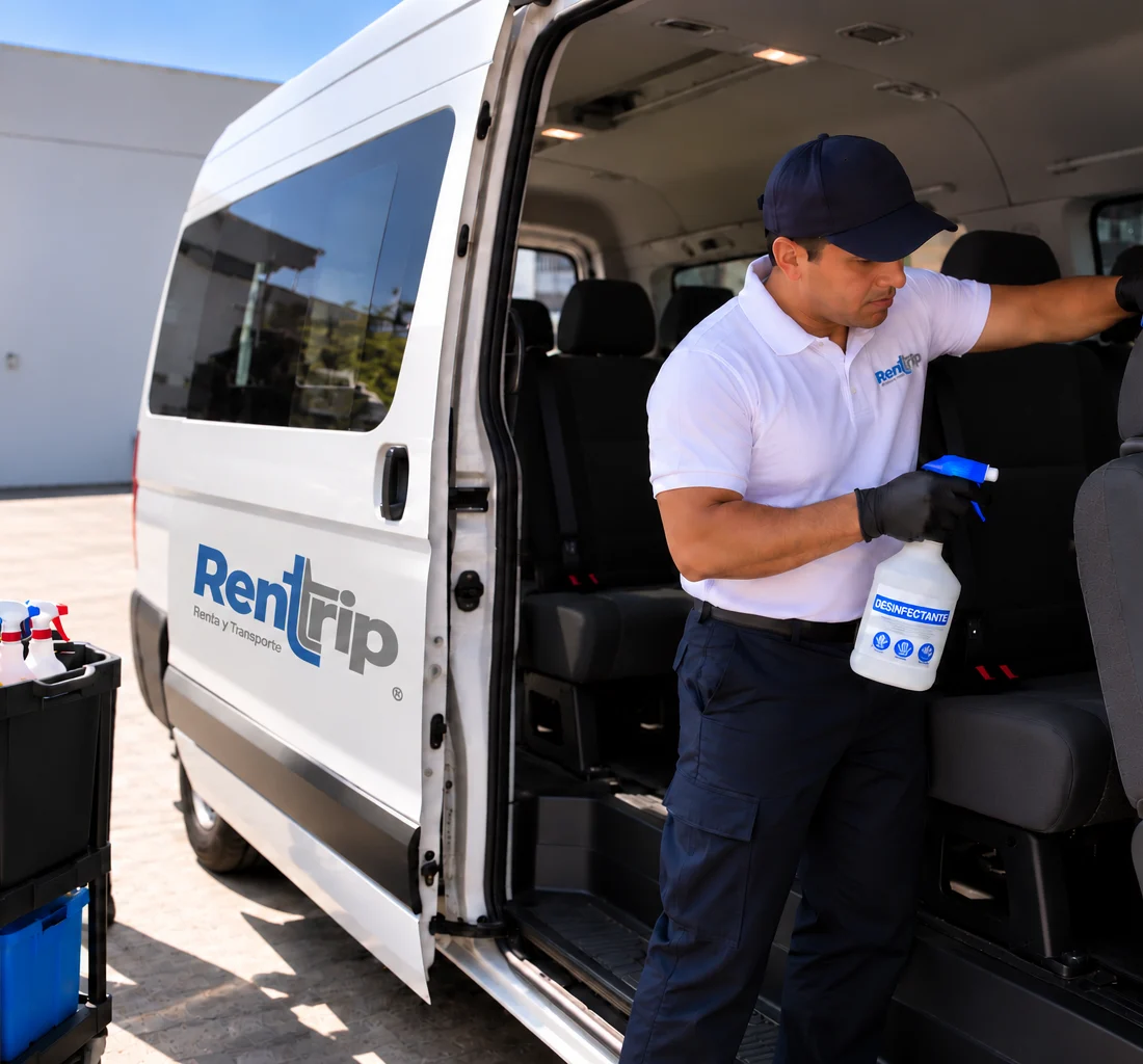 Limpieza profesional de van Rentrip-3